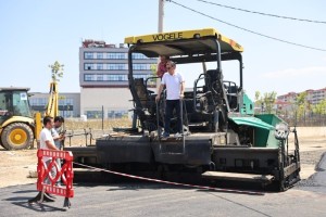 Kapaklı'da Sıcak Asfalt Mesaisi Sürüyor